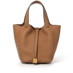 Hermès Biscuit Clemence Picotin Lock 18 Gold Hardware